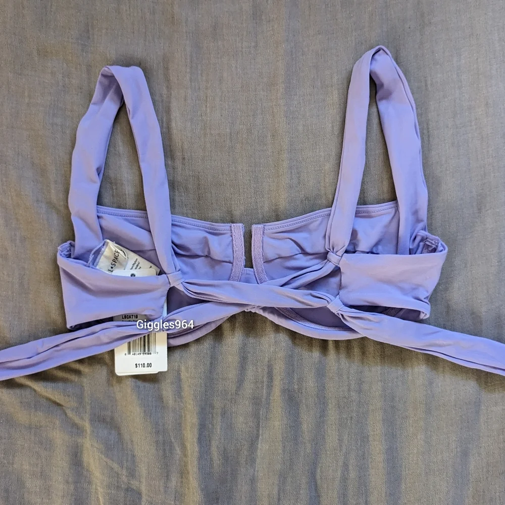 L*Space Camellia Cabana Bikini Set Wisteria